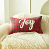 Christmas Plaid Throw Pillow Decorate 12"x20" Holiday Decor