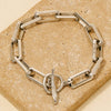 Rectangle Toggle Chain Bracelet