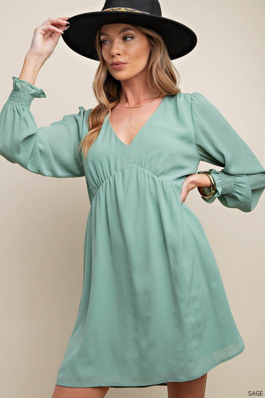 Special Chiffon Lined Dress