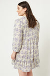 Jaded Jupiter Surplice Tunic Dress