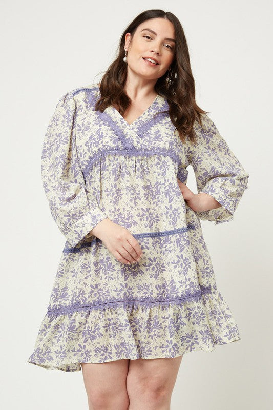 Jaded Jupiter Surplice Tunic Dress