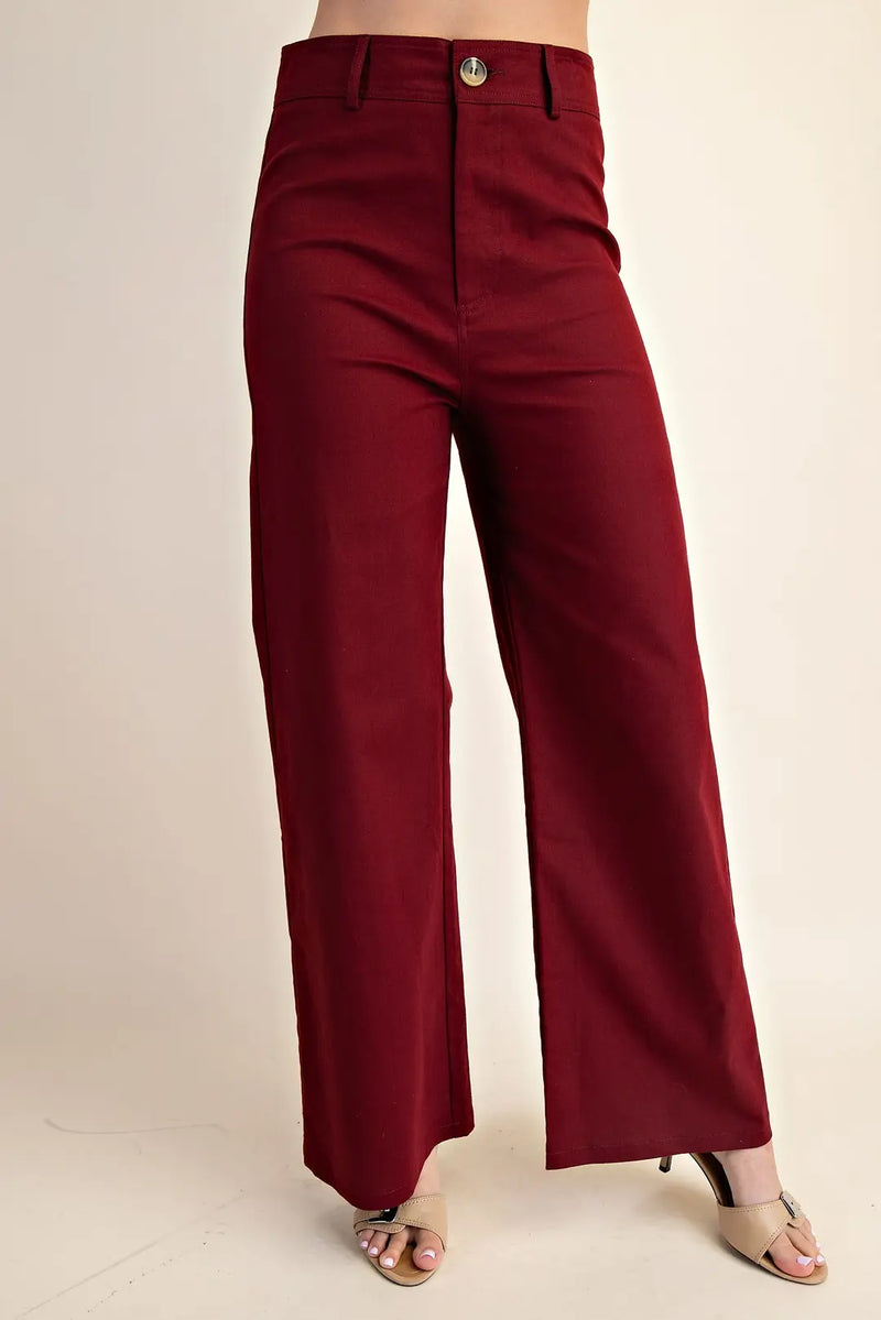 On Par Palazzo Wide Leg Pants
