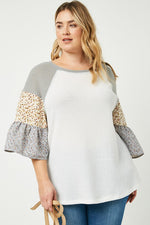 Going Home Floral Sleeve Raglan Top