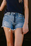 Vervet Distressed Rigid Mom Shorts (Online Only)