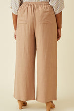 Pleated Plus Wideleg Trousers