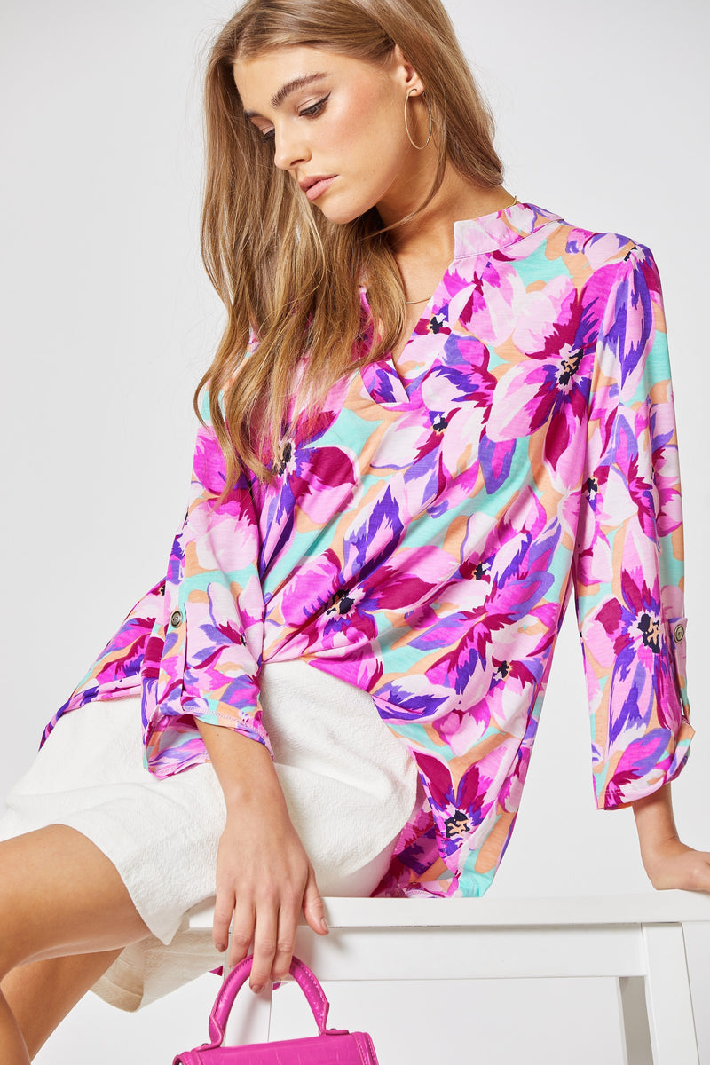 The Painter Floral Top