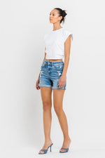 Vervet High Rise Double Cuff Shorts (Online Only)