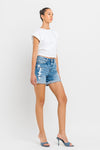 Vervet High Rise Double Cuff Shorts (Online Only)