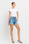 Vervet High Rise Double Cuff Shorts (Online Only)