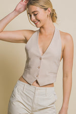 V-neck Sleeveless Vest