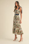 Tapestry Print Fall Dress