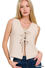 Tied Up Sweater Vest