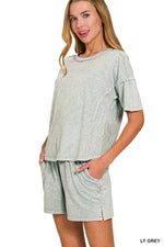 Casual T-Shirt Shorts Set