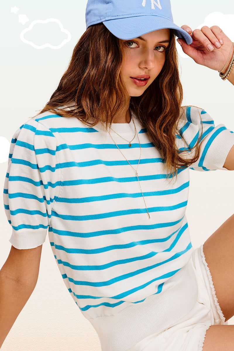 Gimme My Stripes Sweater Top