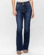 Judy Blue High Waist Frayed Hem Bootcut