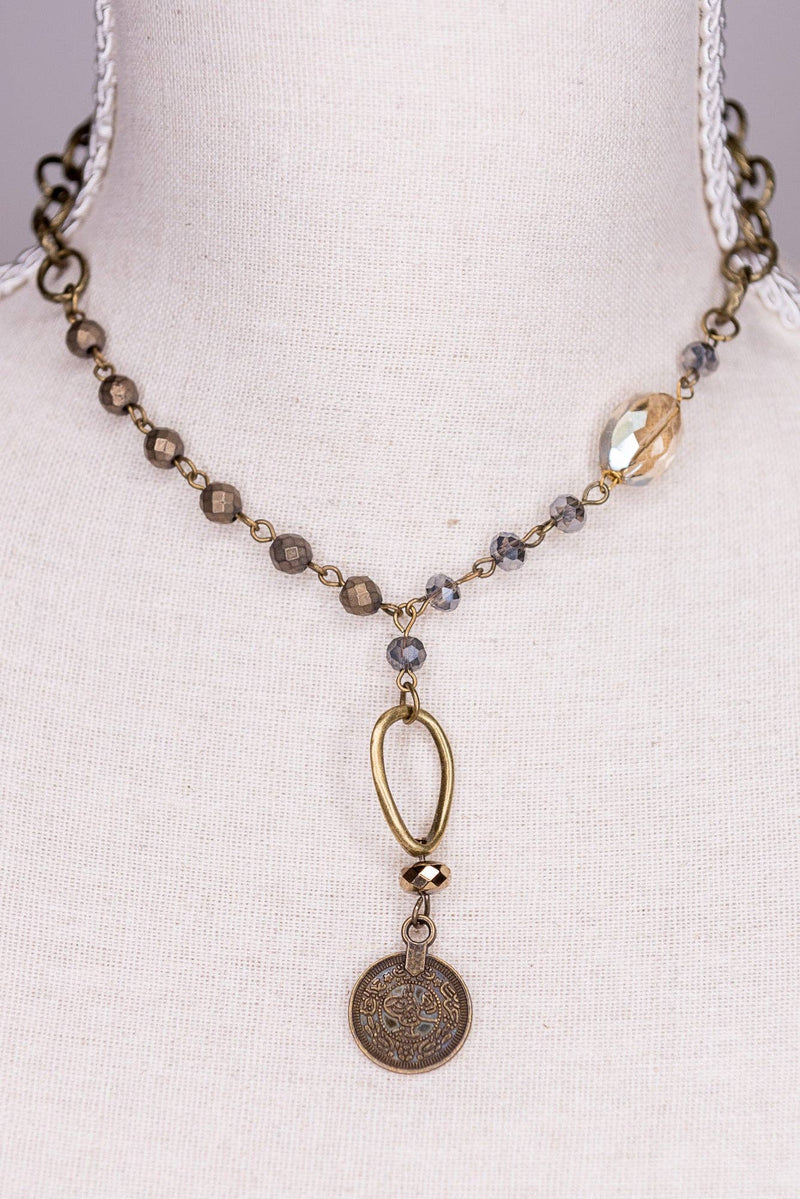 Molly Short Coin Necklace
