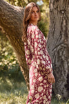 Plus Floral Printed Maxi Dress