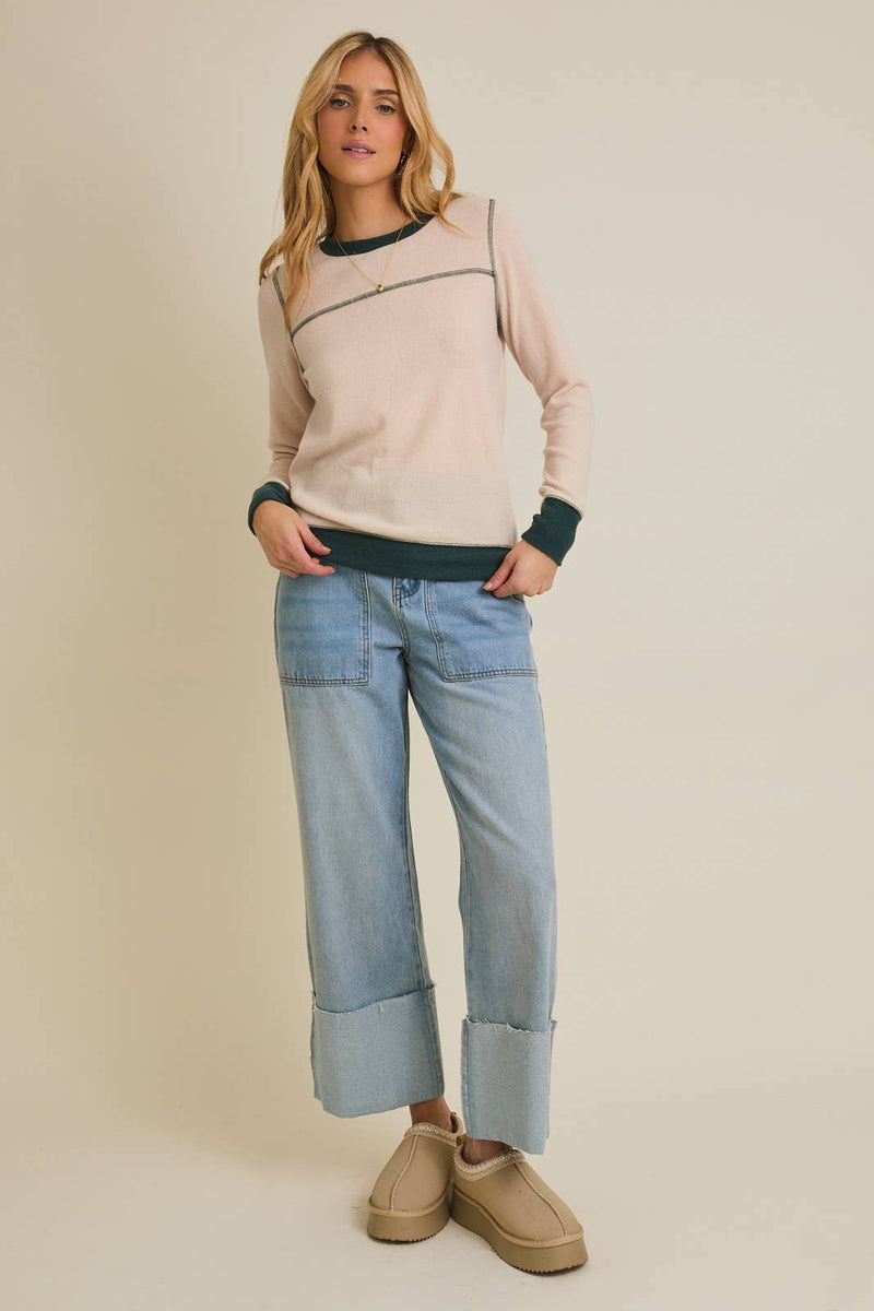 Going Back Home Long Slv Top