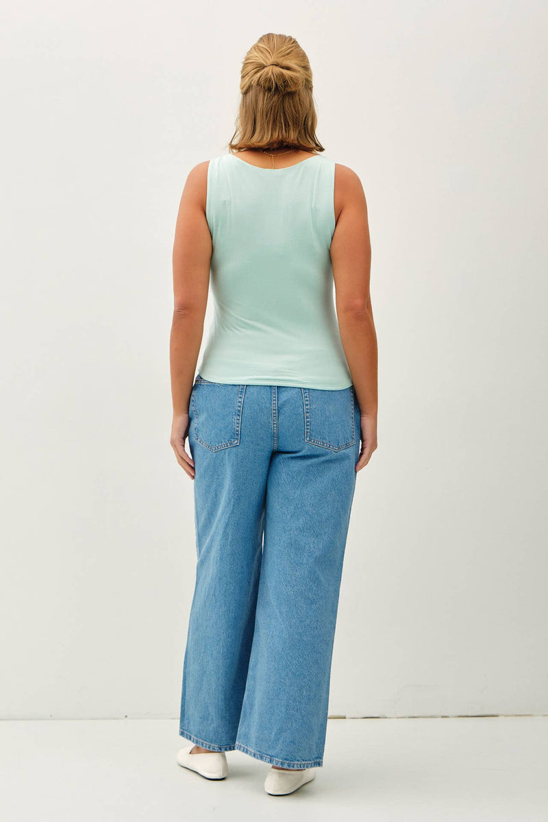 PLUS [SOFT CORE] BASIC BOAT NECK TANK