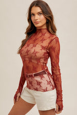 Lovely Lace Long Sleeve Top