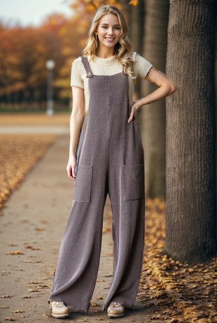 Dance Away Ribbed Overall Jumper