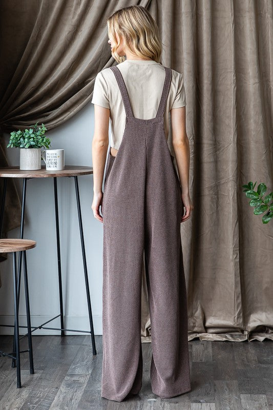 Dance Away Ribbed Overall Jumper