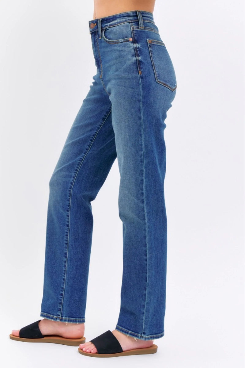 Judy Blue HR Straight Jeans