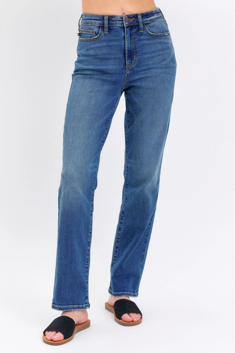 Judy Blue HR Straight Jeans