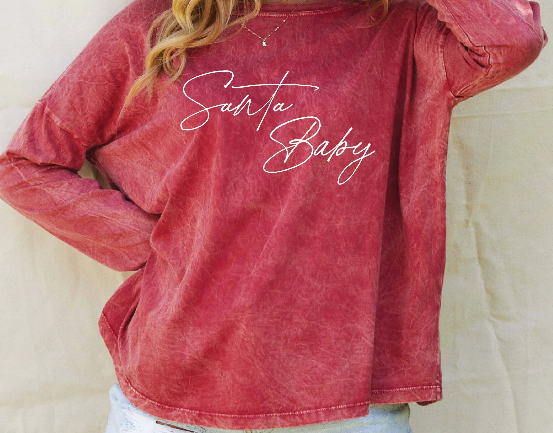 Santa Baby Long Sleeve T-Shirt