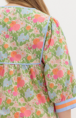 Charleston 1/2 Slv Floral Top
