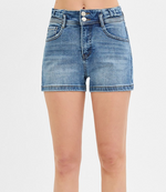 Risen Tummy Control Denim Shorts