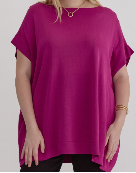 Kindness Matters Knit Boatneck Top