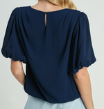 Mandy Bubble Sleeve Top