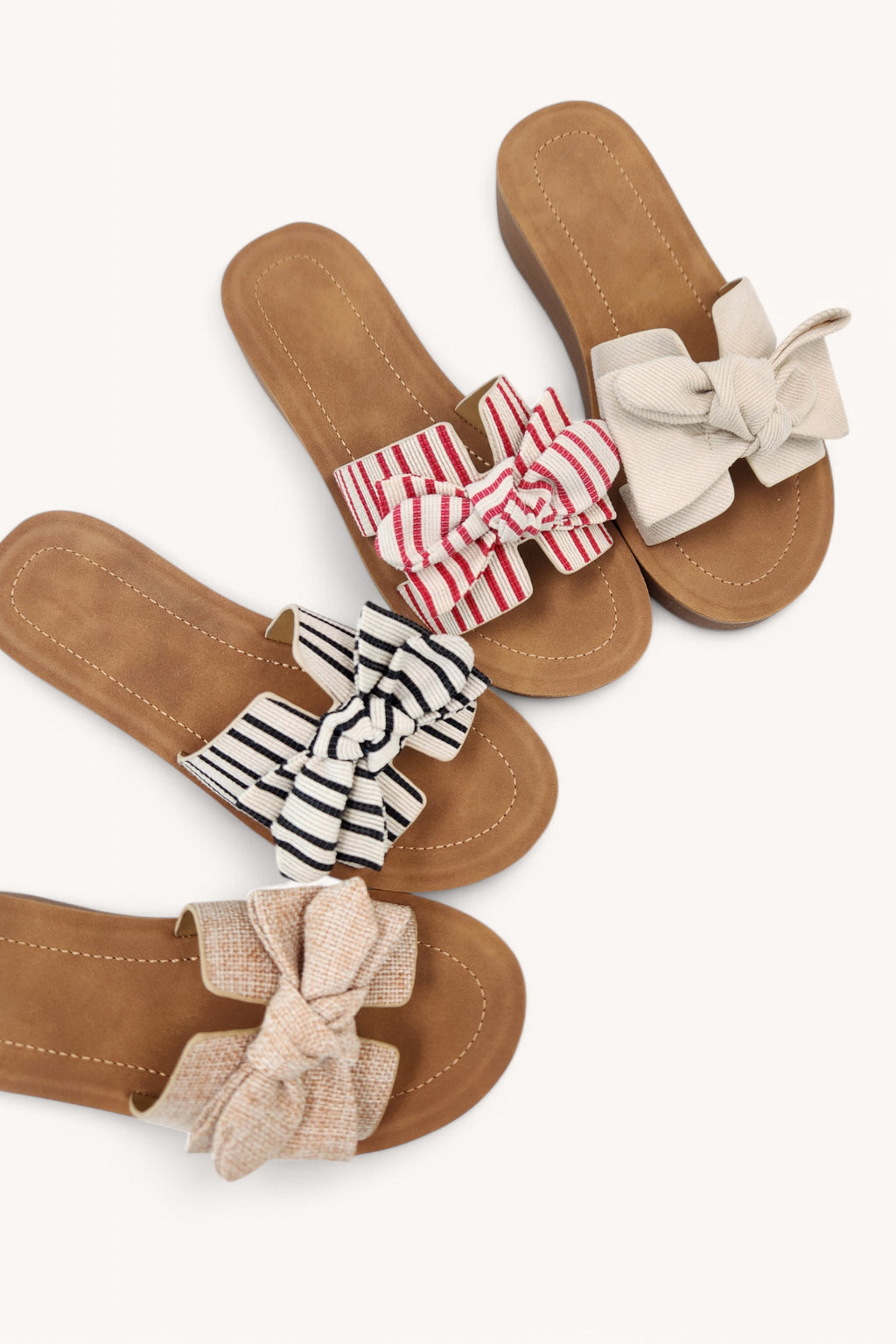 Linen Stripe Sandal