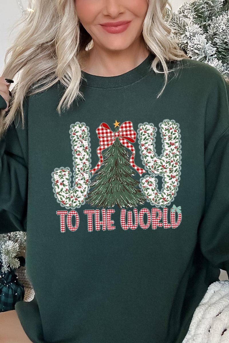 Joy to the World Graphic Sweatshirt