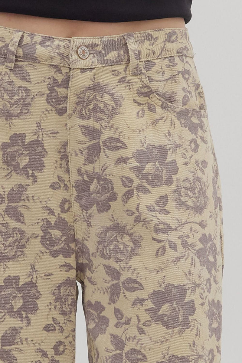 Stone Floral Pants