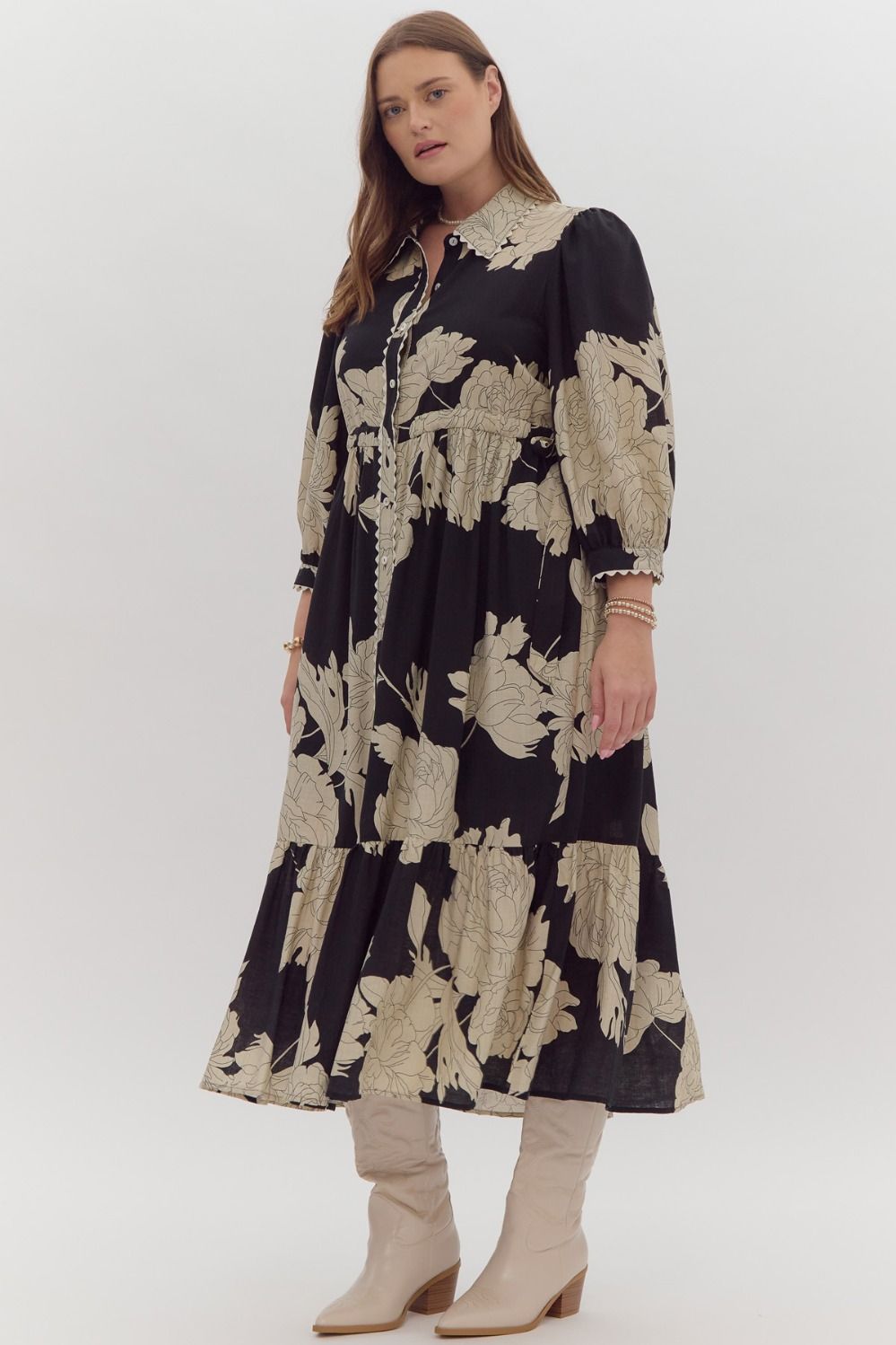 Lush Life Floral Maxi Dress