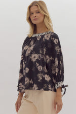 Passing Through Floral Blouse