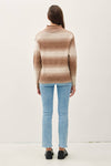 Gradiant Striped Wool Blend Sweater