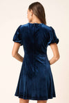Veronica Velvet Knee Length Dress