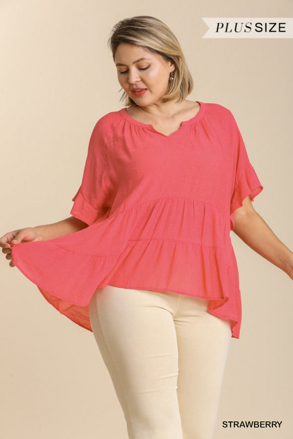 Day to Night Bell Sleeve Tier Top