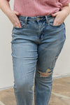 Judy Blue Macy Full Size Mid Rise Boyfriend Jeans