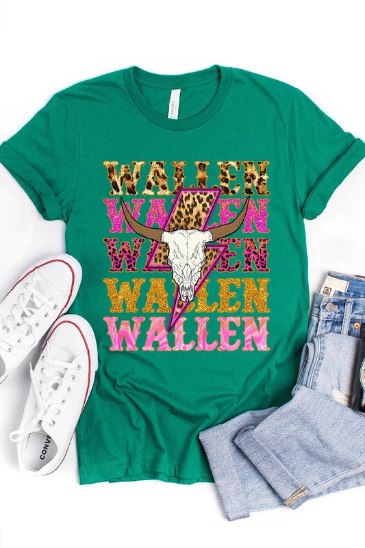 Curvy Wallen Lightning Graphic Tee (Online Only) - In Bloom Boutique 