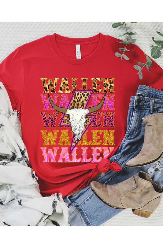 Curvy Wallen Lightning Graphic Tee (Online Only) - In Bloom Boutique 