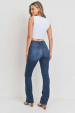 CLEAN TONAL BOOTCUT JEANS - In Bloom Boutique 