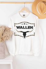 WALLEN LEOPARD WESTERN GRAPHIC SWEATSHIRT - In Bloom Boutique 