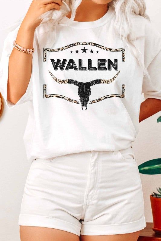 WALLEN LEOPARD WESTERN GRAPHIC TEE - In Bloom Boutique 
