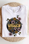 FLORAL WALLEN GRAPHIC TEE  (Online Only) - In Bloom Boutique 
