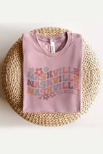NASHVILLE TENNESSEE GRAPHIC TEE PLUS SIZE - In Bloom Boutique 