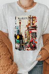 Nashville Tennessee USA Watercolor Graphic Tee - In Bloom Boutique 